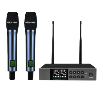 Pro EW135 2-Канальная Портативная Цифровая Беспроводная Микрофонная Система G4-835 с Шумоподавлением 19 