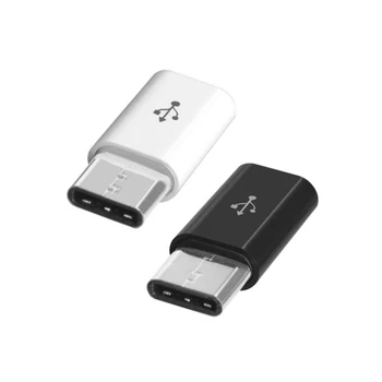1 ~ 20ШТ Адаптер V8 Micro USB к Type C OTG Конвертер для зарядки линии передачи данных мобильного телефона Android Изысканный Маленький для Macbook