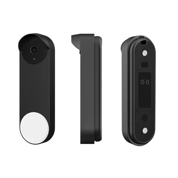 Силиконовый чехол, водонепроницаемый, устойчивый к ультрафиолетовому излучению, атмосферным воздействиям защитный чехол для дверного звонка для Google Nest Video Doorbell 2022