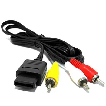 Совместимый аудио-ТВ-видео шнур Nintendo 64, AV-кабель к RCA для Super, для GameCube, для N64, для SNES