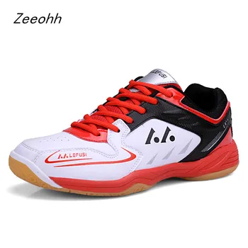 Zeeohh Осенняя мужская обувь для бадминтона, высококачественные профессиональные кроссовки для тренировок с защитой от скольжения, Женская спортивная обувь для бадминтона 36-45