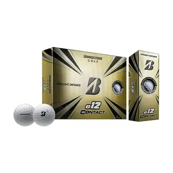 КОНТАКТНЫЕ мячи для гольфа с углублениями Contact Force, белые, 12 шт.