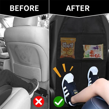 Защитный чехол для спинки детского автокресла Kids Baby Auto Чехлы для заднего сиденья Нескользящая сумка для хранения