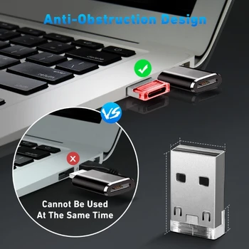 Высокоскоростной адаптер USB Type C к USB-преобразователю USB Male в Type C Female для зарядки и передачи данных High Speed F19E