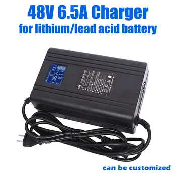 48V 6A нет Зарядного устройства 58.4V 5A 58.8v 6A 16S Smart Charger С Дисплеем для литий-ионного аккумулятора lifepo4 LTO li ion lipo