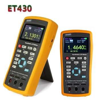ET430 Многофункциональный Ручной Цифровой Мостовой измеритель LCR Высокоточный Измеритель емкости Индуктивности Сопротивления ET431 ET432 ET433