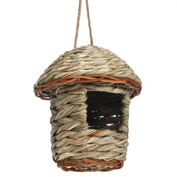 Креативный домик колибри Дышащий на шнурке Удобный Подвесной гамак Гнездо Колибри Место отдыха птичьего гнезда