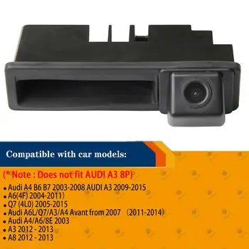 HD 720p Камера Багажника Водонепроницаемая Резервная Камера Заднего вида для Парковки Задним ходом Audi A6L/Q7/A3 8V/A4 B7/A6L/8E/S5