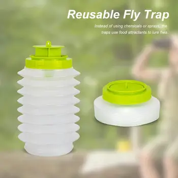 Сокращение количества пластиковых отходов Долговечное использование на открытом воздухе Садовый аксессуар для уничтожения мух