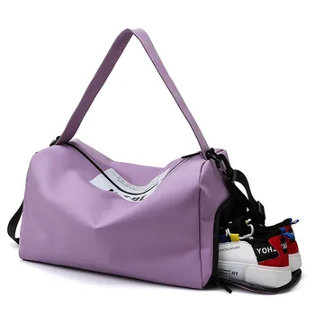 Спортивные сумки для мужчин и женщин, сумка для фитнеса в спортзале, водонепроницаемый цилиндр, спортивная сумка на одно плечо для активного отдыха, Дорожный пакет для плавания Han