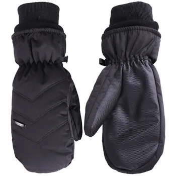 1 пара нескользящих лыжных перчаток, мужские Женские универсальные перчатки для велоспорта, пешего туризма, зимние теплые водонепроницаемые утепленные флисовые перчатки