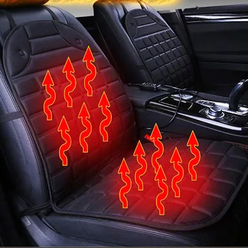 Чехол для подогрева подушки сиденья автомобиля 12V, зимний чехол для сиденья с подогревом, теплый, высокотемпературный, низкотемпературный, с подогревом на зиму