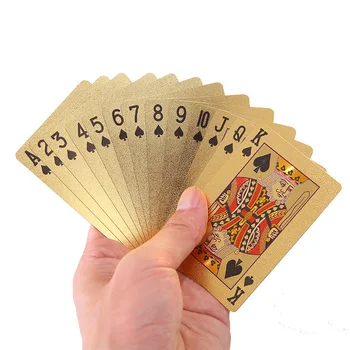 Карты для покера ПВХ Водонепроницаемые игральные карты для покера Пластиковые хрустальные Классические инструменты для вечеринок/ путешествий Игры в покер Прочный покер