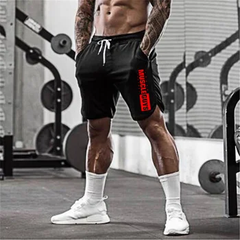 Muscleuys ym Сортирует Мужские брюки Mes Сортирует Спортивные штаны для бодибилдинга, спортивные штаны для фитнеса, мужские спортивные штаны для тренировок.