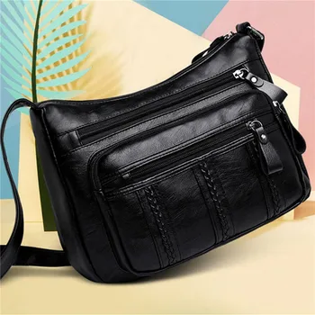 2023 Новая женская сумка через плечо из мягкой искусственной кожи, сумка через плечо хорошего качества, сумка-мессенджер, кошелек, женские сумки