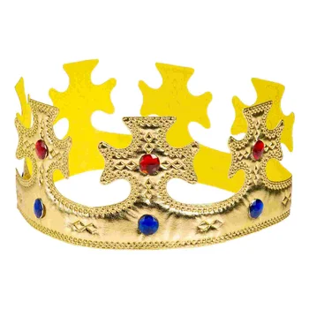 Косплей Король Корона Винтажные игрушки Pho Prince Детские игрушки Мужские повязки на голову для малышей