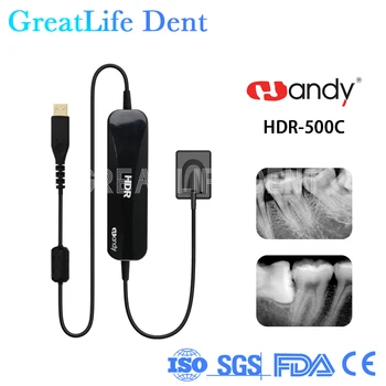 Система интраоральной визуализации GreatLife Dent Handy HDR-500C, цифровой стоматологический рентгеновский датчик, рентгеновский стоматологический датчик