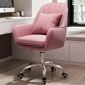 Удобное эргономичное офисное кресло Роскошная подушка для спинки Офисное кресло с высокой спинкой Дизайнерское кресло с откидной спинкой Офисная мебель Silla De Gamer